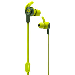 Monster iSport Achieve In-Ear Headphones with ControlTalk Mic/Remote Neon Green
